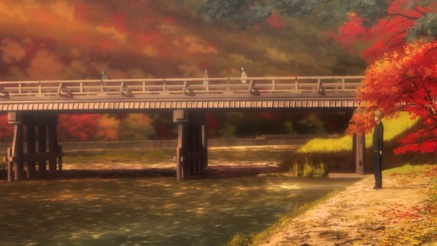 Togetsukyo Bridge with the trio